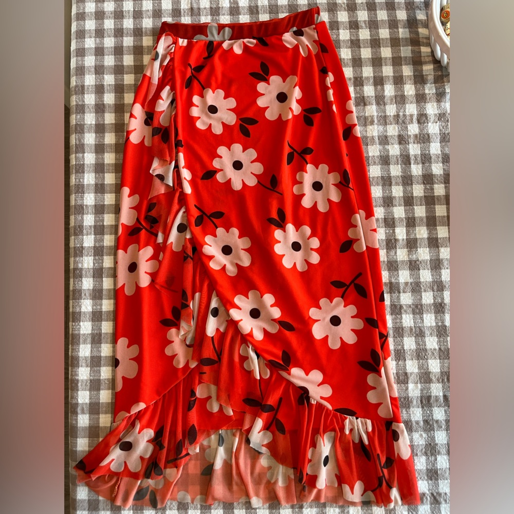 Urban Outfitters midi skirt with front slit